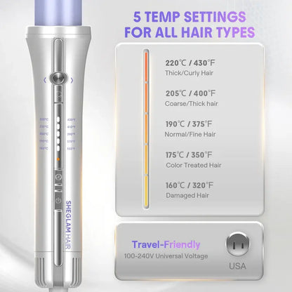 One Touch Airflow Styler Pro | Auto Rotating Curling Iron